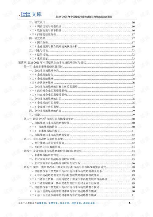 2021-2025年中國(guó)壁紙行業(yè)市場(chǎng)調(diào)研及非市場(chǎng)戰(zhàn)略咨詢報(bào)告